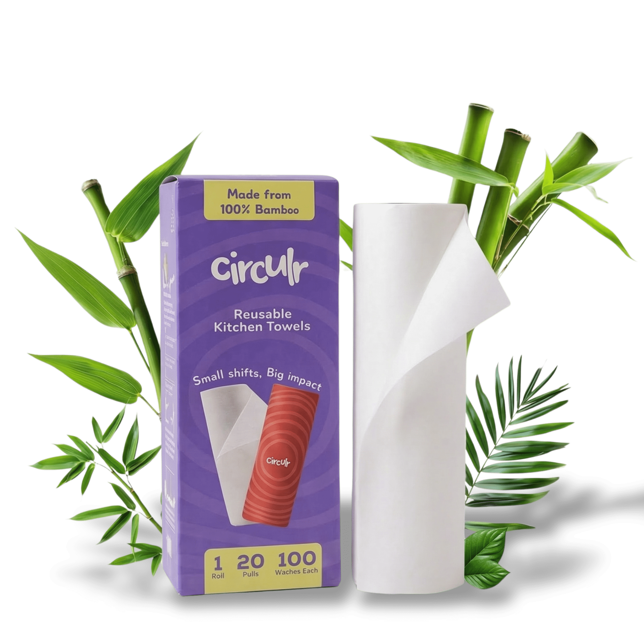 Bamboo Reusable Kitchen Towels