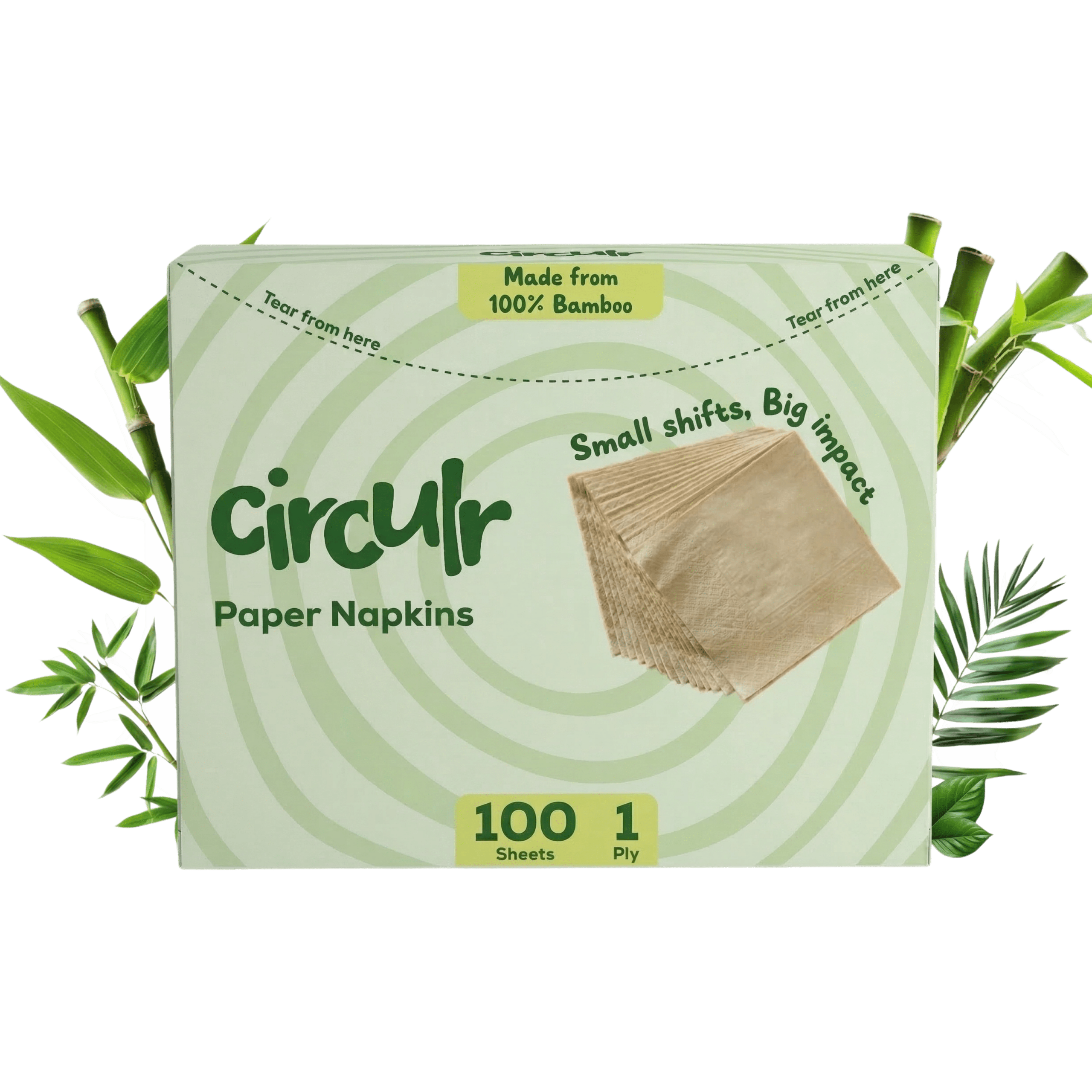 Premium bamboo tissue paper product by Circulr