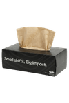 Bamboo Facial Tissues Black (2 Ply | 100 Pulls) - Black